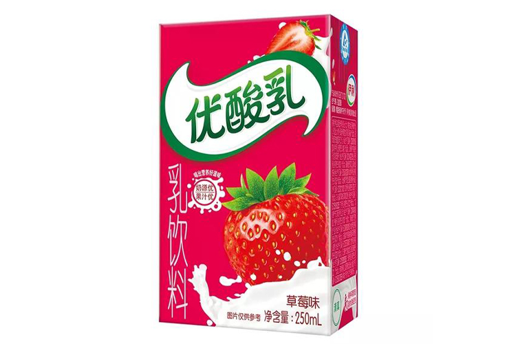 伊利优酸乳草莓 250ML